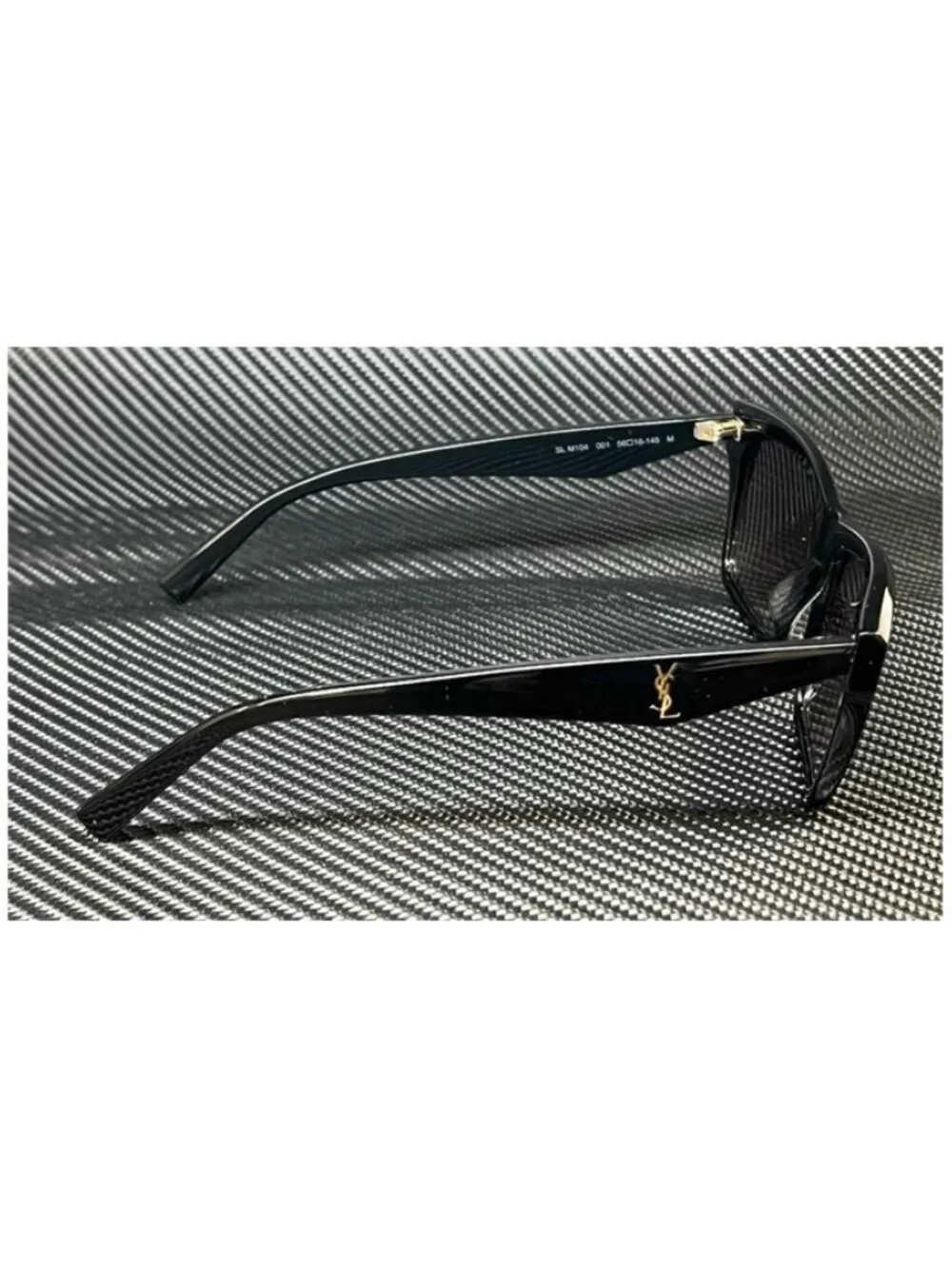 New Saint Laurent Men  Black Sunglasses  56- 16- 145